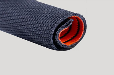 Black Double Layer Self-closing Wrap